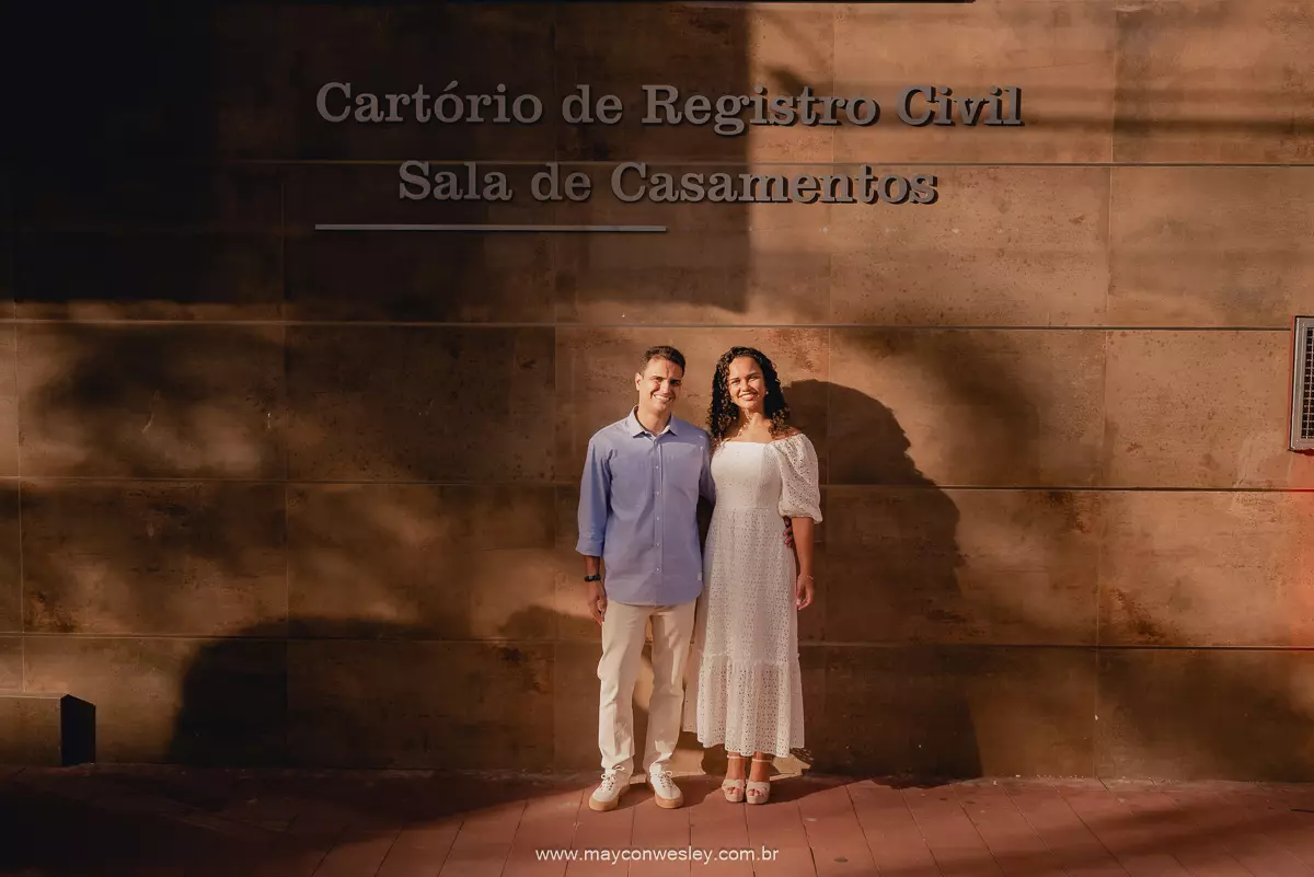 Casamento civil, cartório Dyonízio Ruy, Savana e Elias, Vila Velha, ES