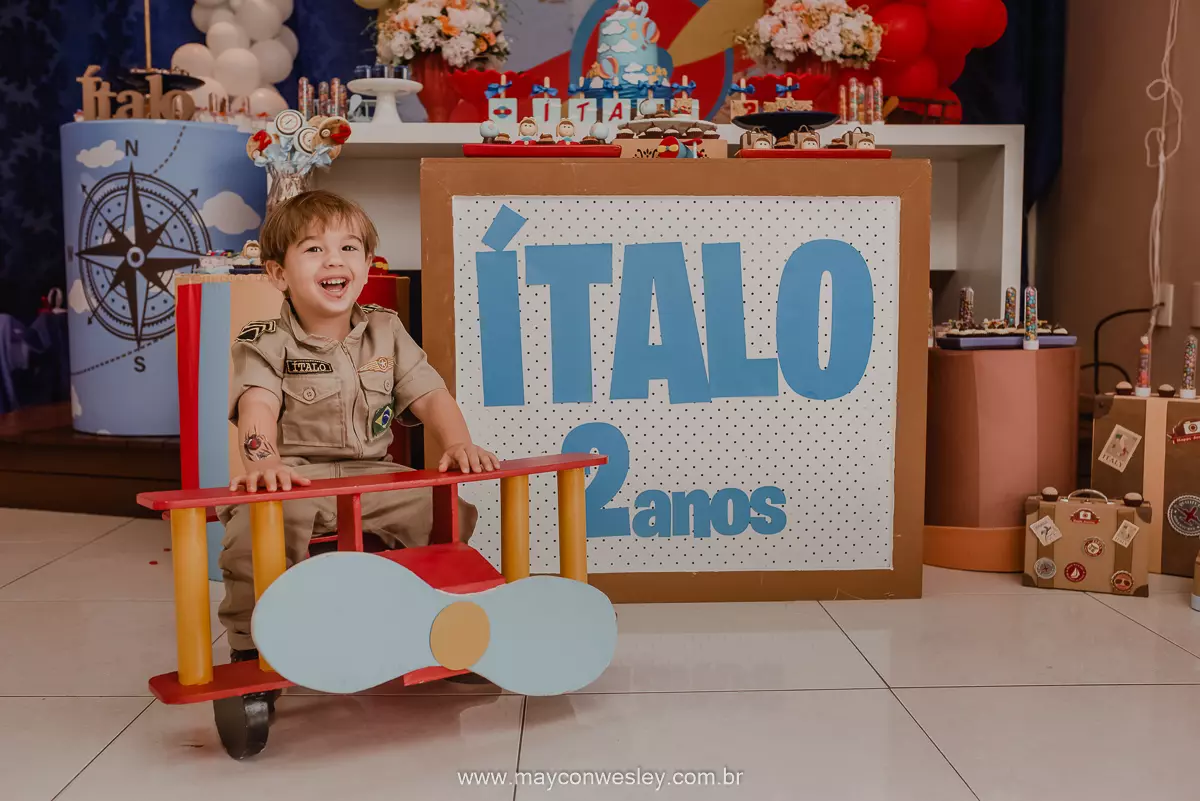 Aniversário do ìtalo de 2 ano em Vitória, ES.
