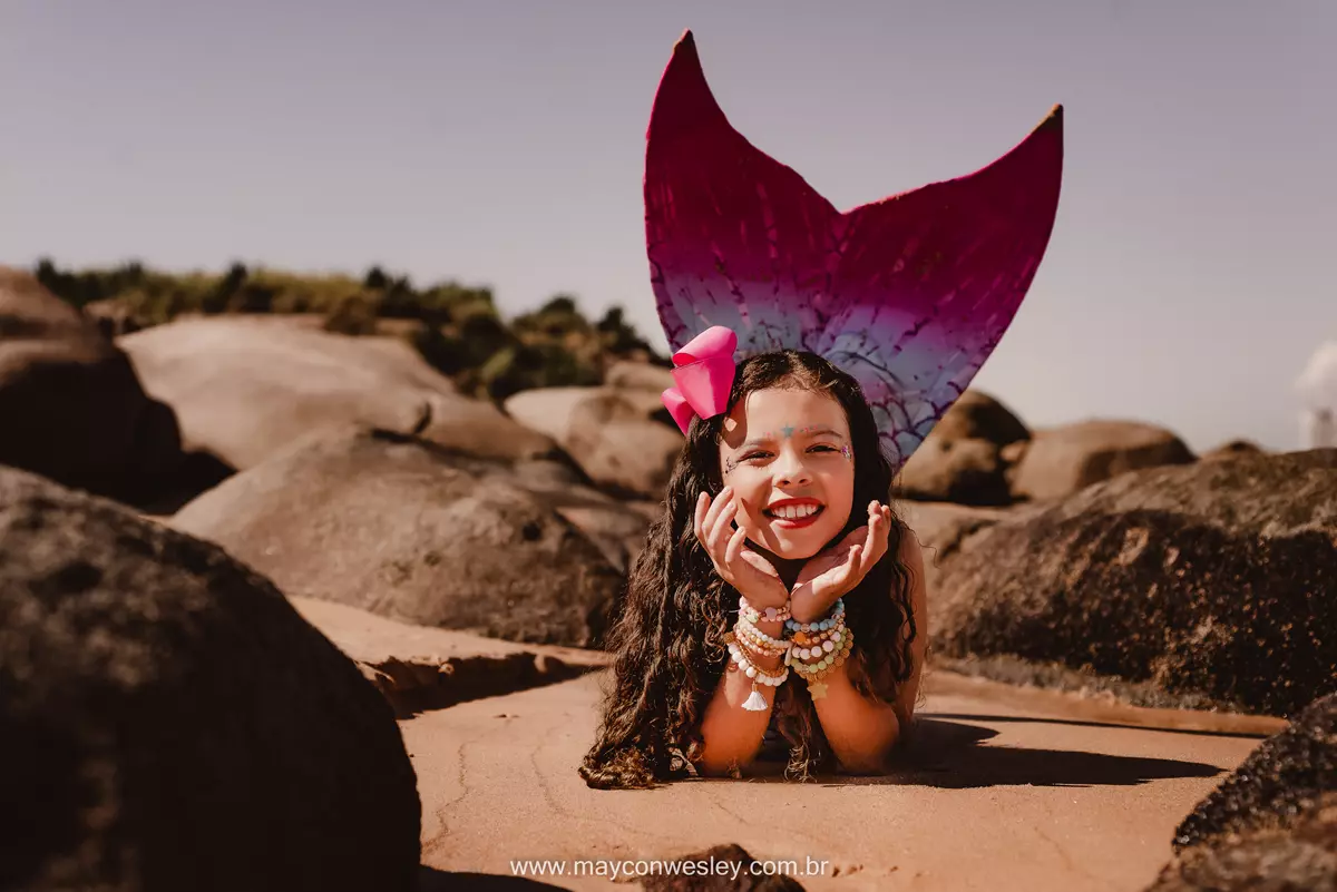 Ensaio Externo na praia infantil de Carol